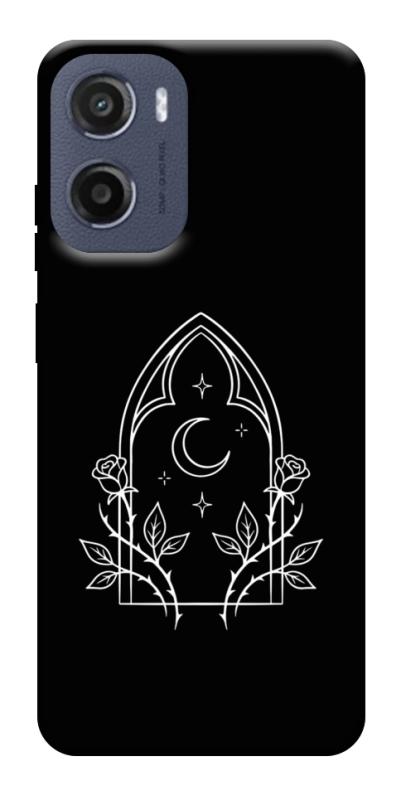 Чохол itsPrint Gothic roses для Motorola Moto G05, black, купити оптом з доставкою