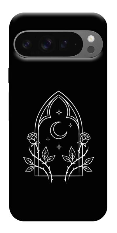 Чохол itsPrint Gothic roses для Google Pixel 10 Pro XL, black, купити оптом з доставкою