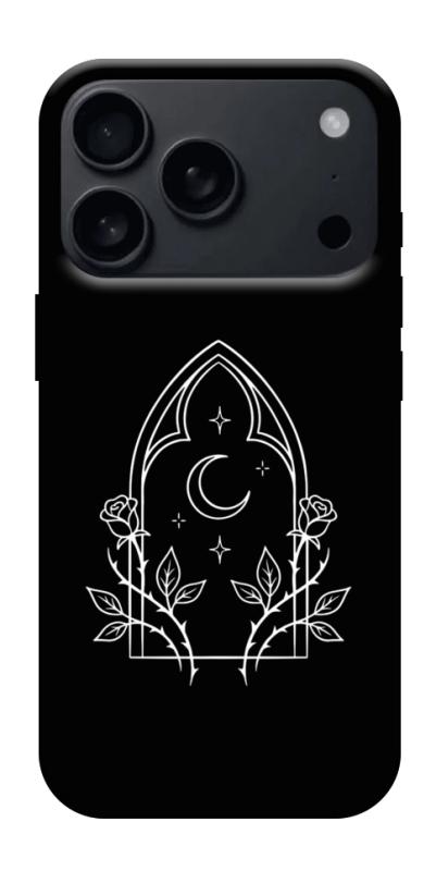 Чохол itsPrint Gothic roses для Apple iPhone 17 Pro Max (6.9"), black, купити оптом з доставкою