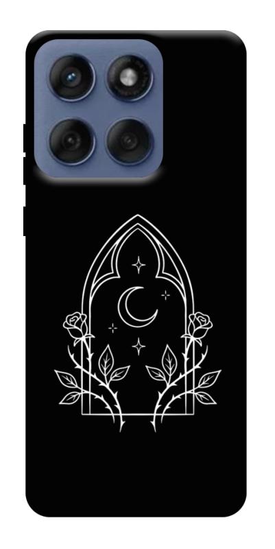 Чохол itsPrint Gothic roses для Motorola Edge 60 Fusion, black, купити оптом з доставкою