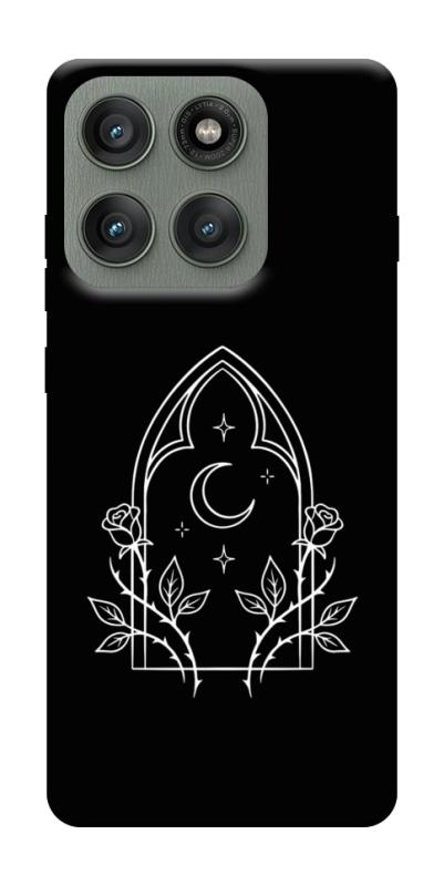 Чохол itsPrint Gothic roses для Motorola Edge 60 Pro, black, купити оптом з доставкою