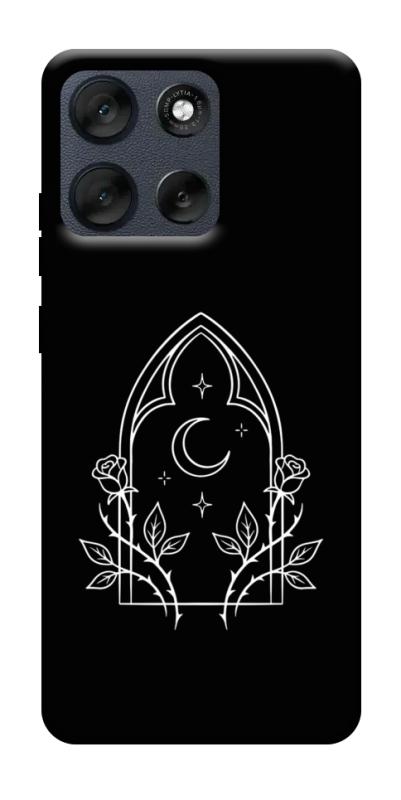 Чехол itsPrint Gothic roses для Motorola Moto G56 5G, black, купить оптом с доставкой