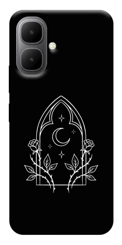Чохол itsPrint Gothic roses для Infinix Smart 10, black, купити оптом з доставкою