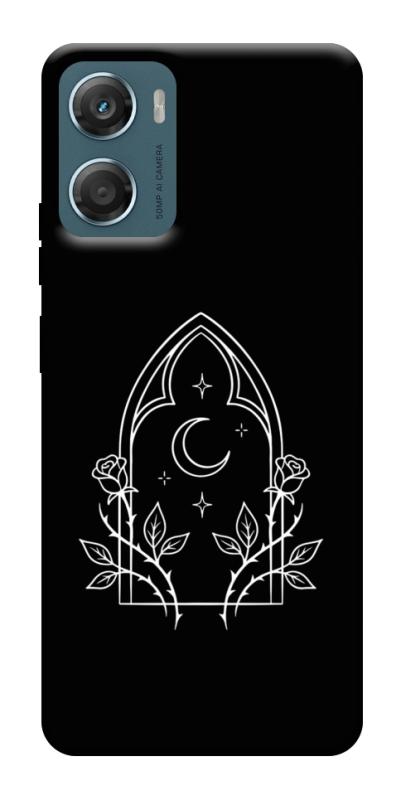Чохол itsPrint Gothic roses для Motorola Moto G06, black, купити оптом з доставкою
