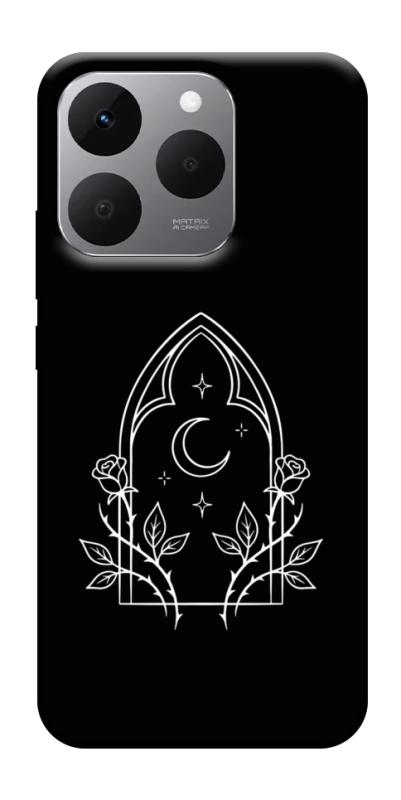 Чехол itsPrint Gothic roses для Realme 15T, black, купить оптом с доставкой