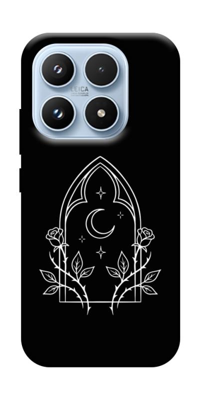 Чехол itsPrint Gothic roses для Xiaomi 17 Pro, black, купить оптом с доставкой