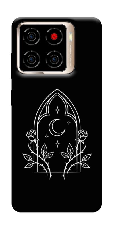 Чохол itsPrint Gothic roses для ZTE Blade A56, black, купити оптом з доставкою