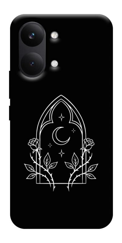 Чехол itsPrint Gothic roses для Xiaomi Poco X8 Pro Max, black, купить оптом с доставкой