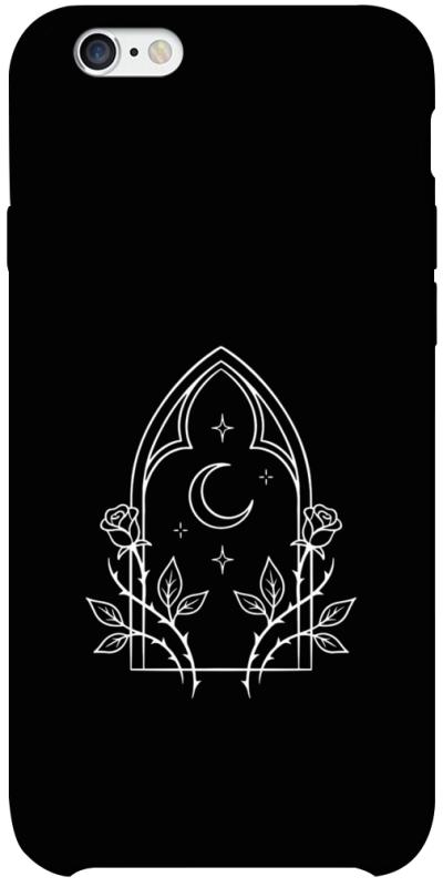 Чехол itsPrint Gothic roses для Apple iPhone 6/6s plus (5.5"), black, купить оптом с доставкой