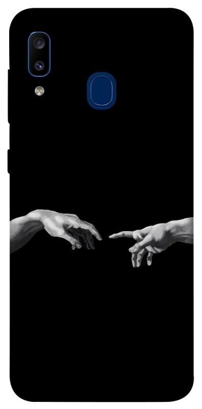 Чехол itsPrint The touch для Samsung Galaxy A20 / A30, black, купить оптом с доставкой