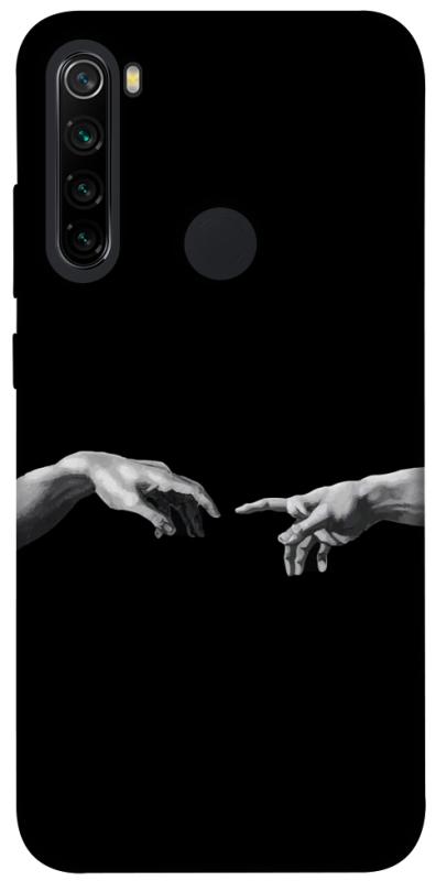 Чехол itsPrint The touch для Xiaomi Redmi Note 8, black, купить оптом с доставкой