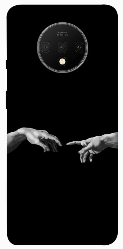 Чохол itsPrint The touch для OnePlus 7T, black, купити оптом з доставкою