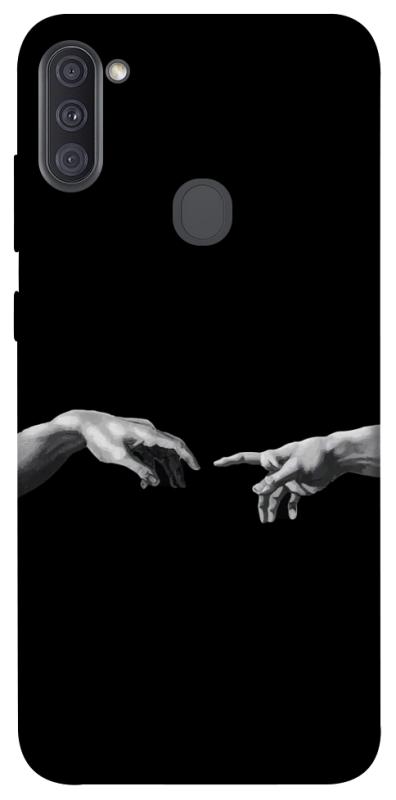 Чехол itsPrint The touch для Samsung Galaxy A11, black, купить оптом с доставкой