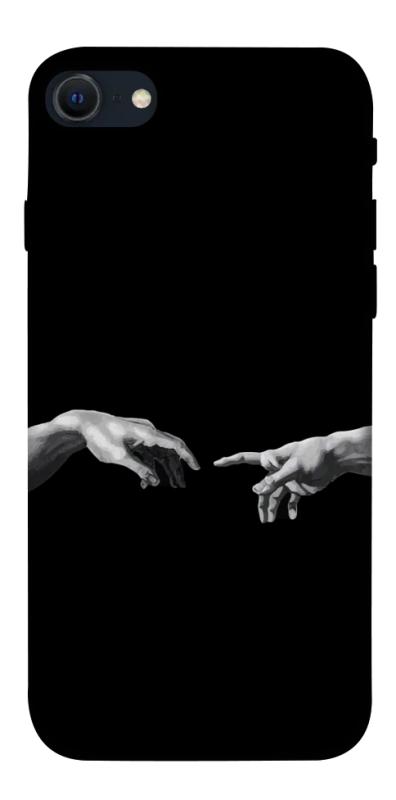 Чехол itsPrint The touch для Apple iPhone SE (2020), black, купить оптом с доставкой