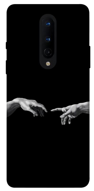 Чохол itsPrint The touch для OnePlus 8, black, купити оптом з доставкою