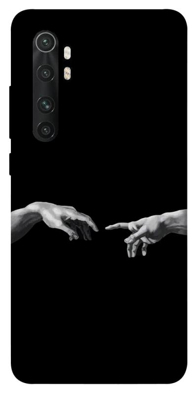 Чехол itsPrint The touch для Xiaomi Mi Note 10 Lite, black, купить оптом с доставкой