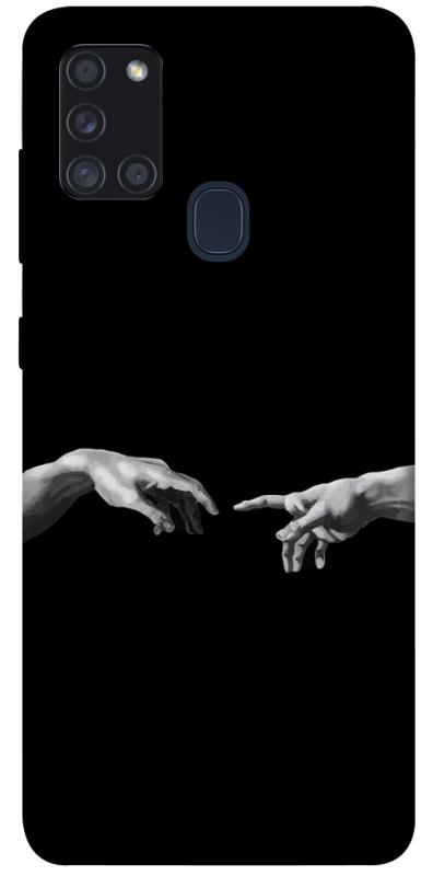 Чохол itsPrint The touch для Samsung Galaxy A21s, black, купити оптом з доставкою