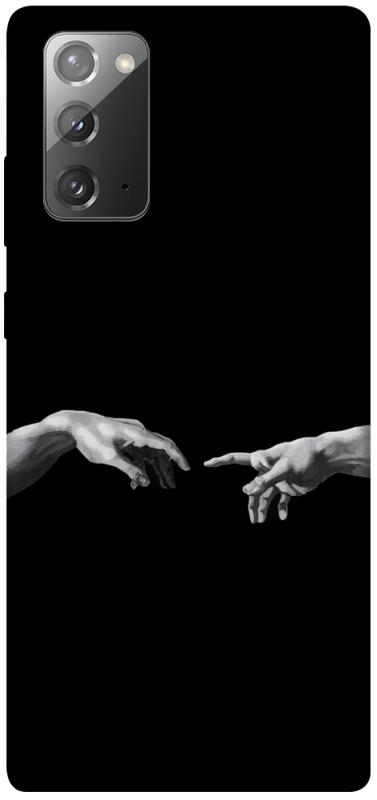 Чехол itsPrint The touch для Samsung Galaxy Note 20, black, купить оптом с доставкой