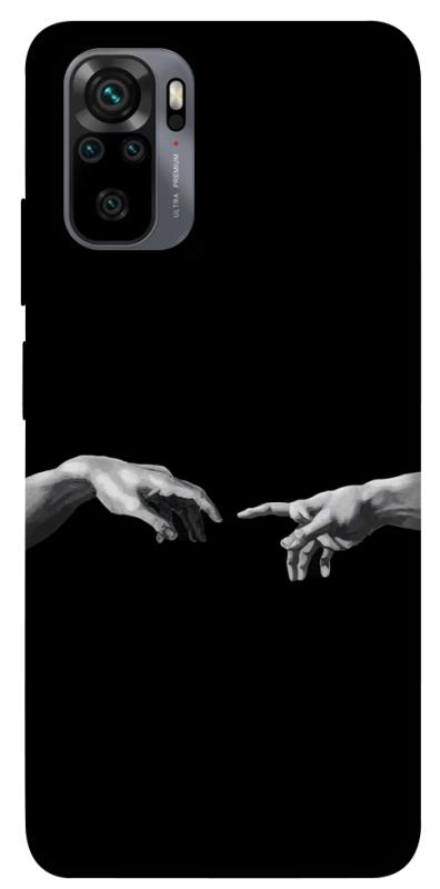 Чехол itsPrint The touch для Xiaomi Redmi Note 10 / Note 10s, black, купить оптом с доставкой