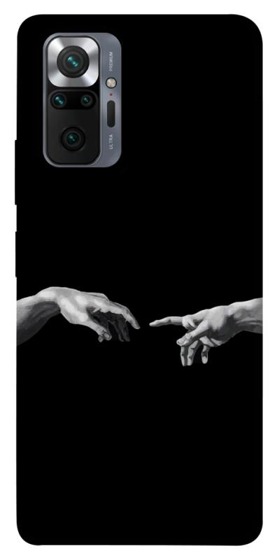 Чехол itsPrint The touch для Xiaomi Redmi Note 10 Pro, black, купить оптом с доставкой