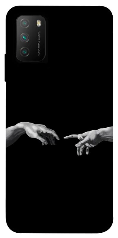 Чехол itsPrint The touch для Xiaomi Poco M3, black, купить оптом с доставкой