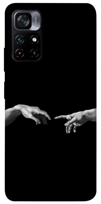 Чехол itsPrint The touch для Xiaomi Poco M4 Pro 5G, black, купить оптом с доставкой