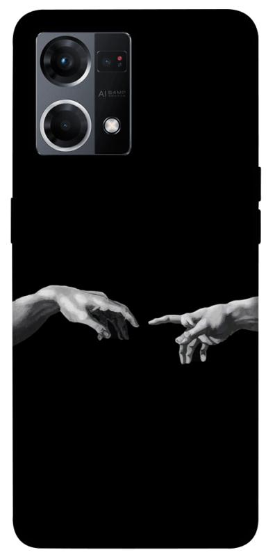 Чохол itsPrint The touch для Oppo Reno 7 4G, black, купити оптом з доставкою