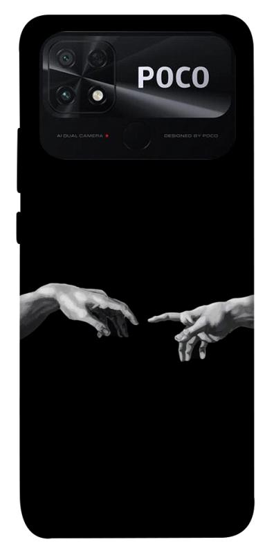 Чехол itsPrint The touch для Xiaomi Poco C40, black, купить оптом с доставкой