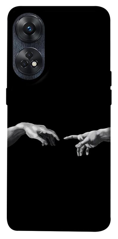 Чехол itsPrint The touch для Oppo Reno 8 T 4G, black, купить оптом с доставкой