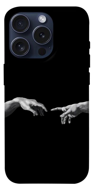 Чехол itsPrint The touch для Apple iPhone 15 Pro (6.1"), black, купить оптом с доставкой