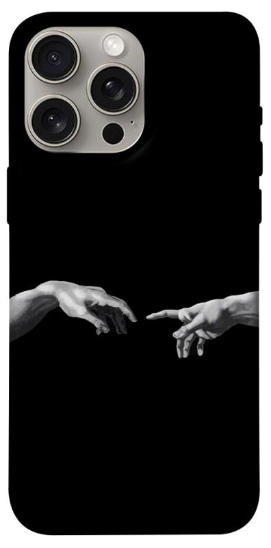 Чехол itsPrint The touch для Apple iPhone 15 Pro Max (6.7"), black, купить оптом с доставкой