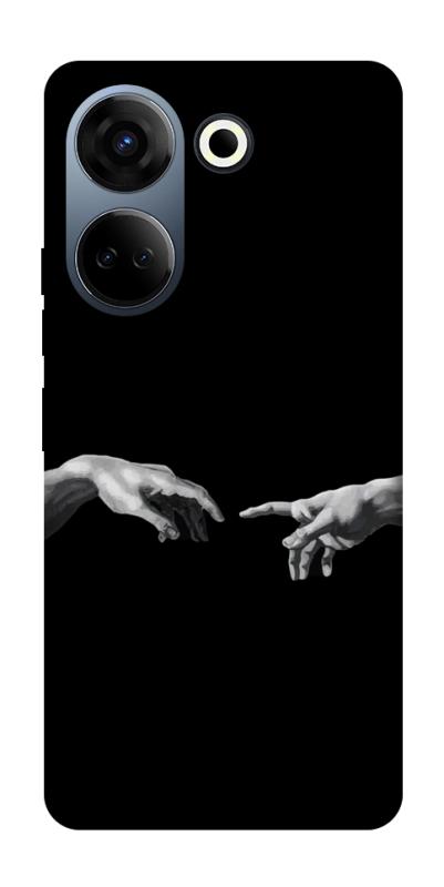 Чохол itsPrint The touch для TECNO Camon 20 Pro (CK7n), black, купити оптом з доставкою