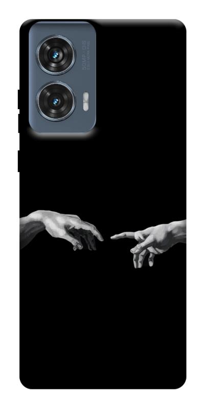 Чехол itsPrint The touch для Motorola Edge 50 Fusion, black, купить оптом с доставкой
