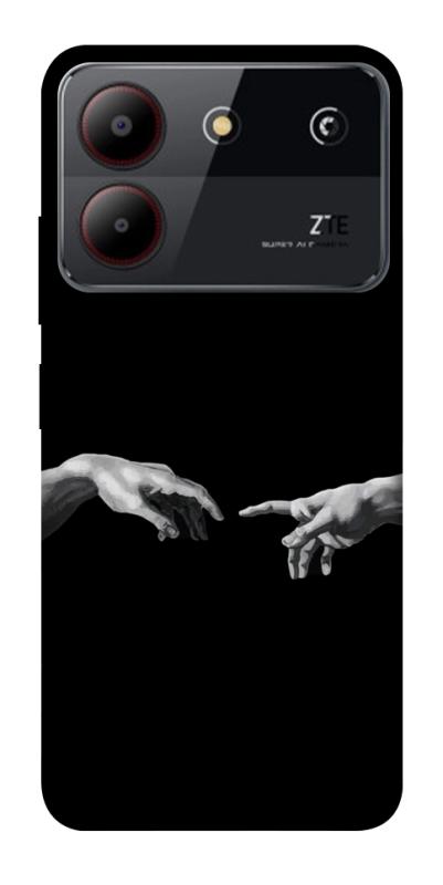 Чехол itsPrint The touch для ZTE Blade A54 4G, black, купить оптом с доставкой