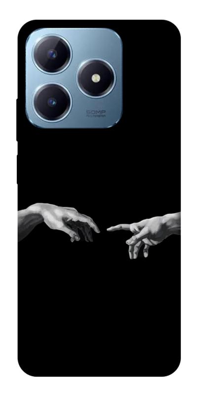 Чехол itsPrint The touch для Realme C63 4G, black, купить оптом с доставкой