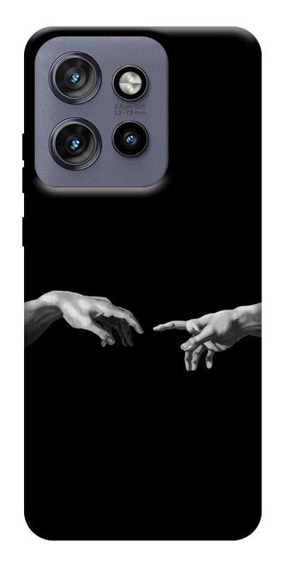 Чехол itsPrint The touch для Motorola Edge 50 Neo, black, купить оптом с доставкой