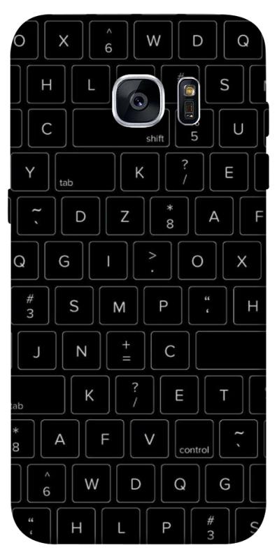 Чохол itsPrint Keyboard для Samsung G935F Galaxy S7 Edge, black, купити оптом з доставкою