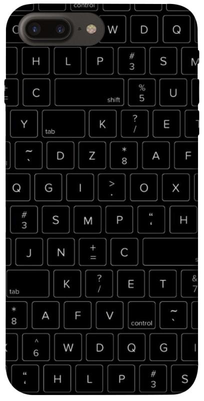 Чохол itsPrint Keyboard для Apple iPhone 7 plus / 8 plus (5.5"), black, купити оптом з доставкою