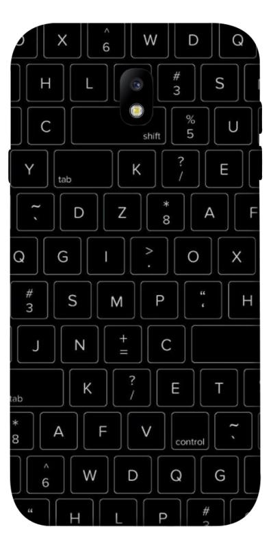 Чохол itsPrint Keyboard для Samsung J730 Galaxy J7 (2017), black, купити оптом з доставкою