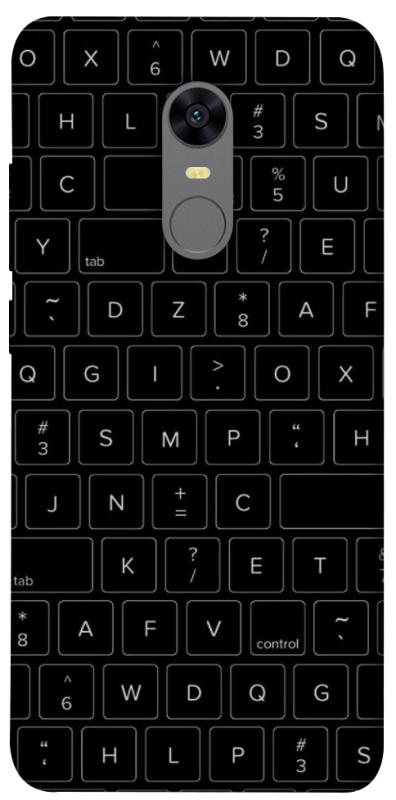 Чохол itsPrint Keyboard для Xiaomi Redmi 5 Plus / Redmi Note 5 (Single Camera), black, купити оптом з доставкою