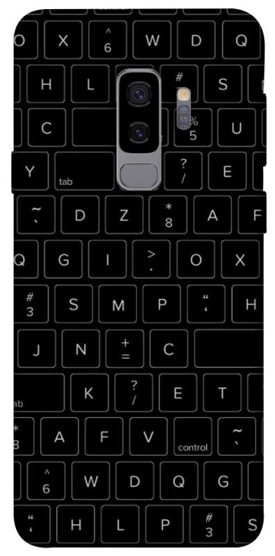 Чохол itsPrint Keyboard для Samsung Galaxy S9+, black, купити оптом з доставкою