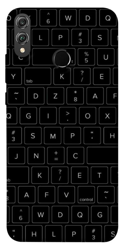 Чохол itsPrint Keyboard для Huawei Honor 8X, black, купити оптом з доставкою