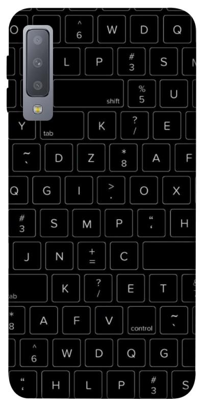 Чохол itsPrint Keyboard для Samsung A750 Galaxy A7 (2018), black, купити оптом з доставкою