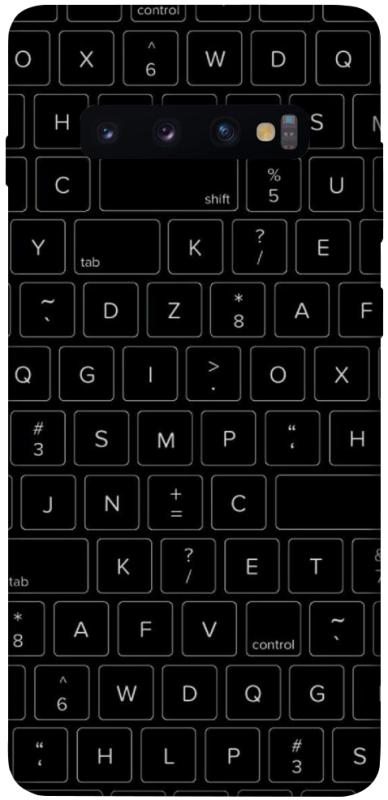 Чохол itsPrint Keyboard для Samsung Galaxy S10+, black, купити оптом з доставкою