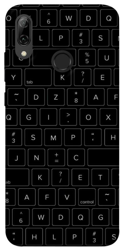 Чохол itsPrint Keyboard для Huawei P Smart (2019), black, купити оптом з доставкою