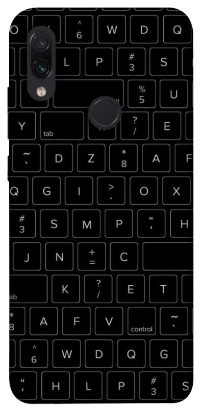 Чохол itsPrint Keyboard для Xiaomi Redmi Note 7 / Note 7 Pro / Note 7s, black, купити оптом з доставкою