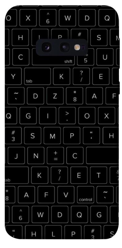 Чохол itsPrint Keyboard для Samsung Galaxy S10e, black, купити оптом з доставкою