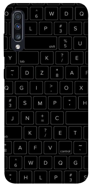 Чохол itsPrint Keyboard для Samsung Galaxy A70 (A705F), black, купити оптом з доставкою