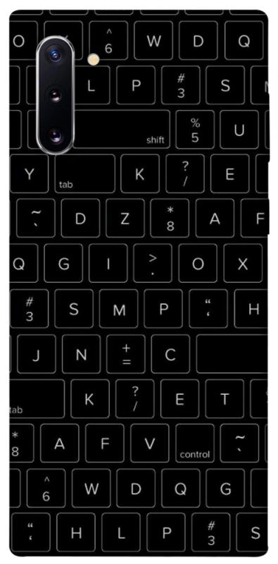 Чехол itsPrint Keyboard для Samsung Galaxy Note 10, black, купить оптом с доставкой