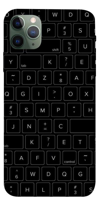 Чехол itsPrint Keyboard для Apple iPhone 11 Pro Max (6.5"), black, купить оптом с доставкой